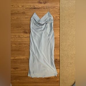 Double Zero Midi Silk Slip Dress